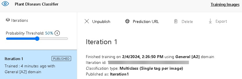 Plant diseases classifier